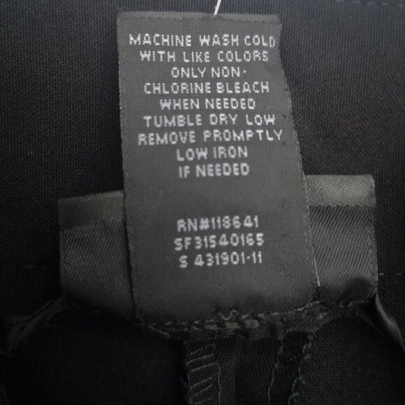 NWT Lane Bryant Ladies Size 22 Petite Black Wide Leg Right Fit Technology Pants - Picture 6 of 13